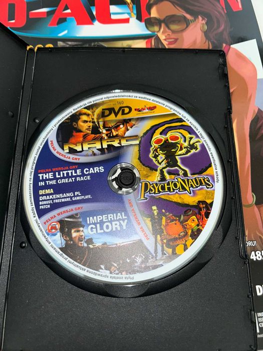 Psychonauts + Imperial Glory PL + Narc + GAZETA PC