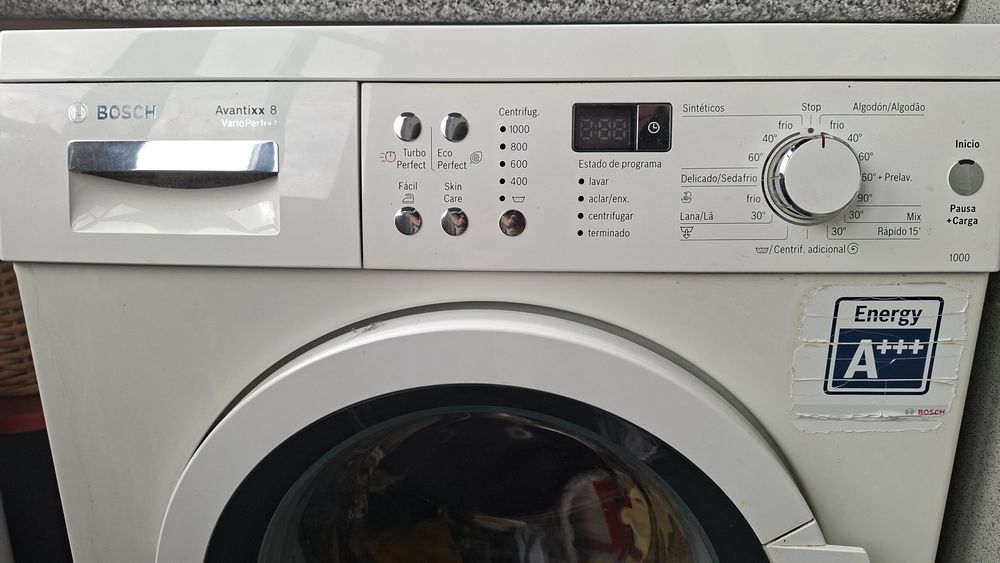 Máquina de Lavar Roupa Bosch 8kg