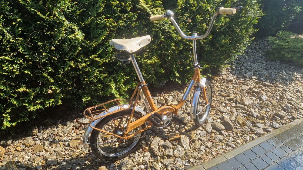 Romet Pelikan 1980r. Składak dziecięcy z PRL-u. 16" cali.