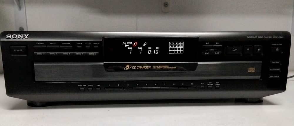 SONY leitor de cd CDP-C661