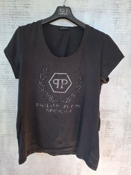 Czarny T-shirt Philip Plein