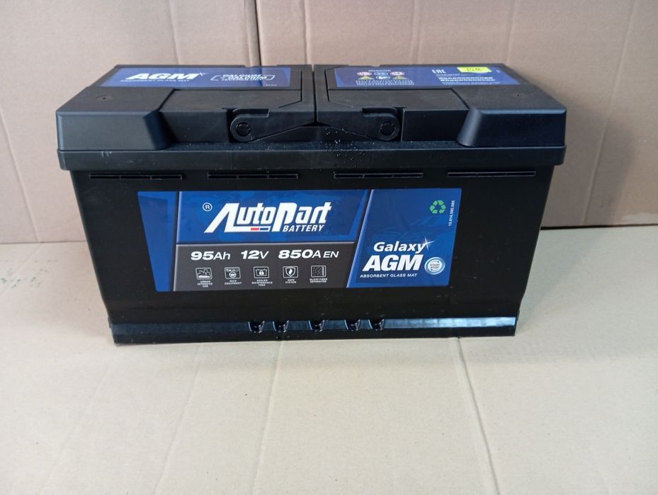 akumulator 12V 95Ah AGM EFB start-stop ciągnikowy