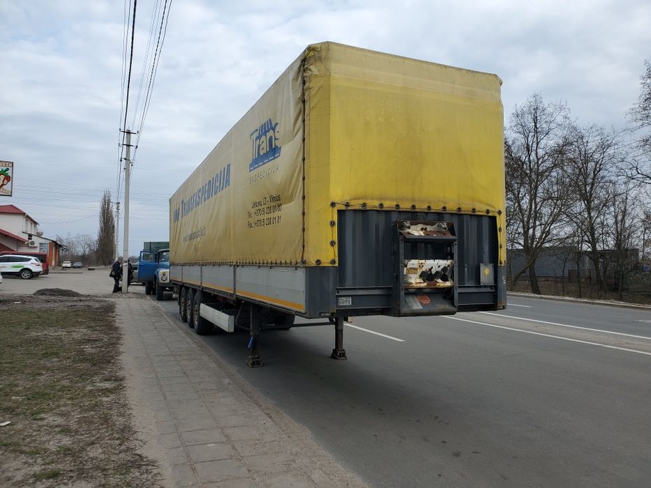 Продам напівпричіп KRONE SDP 27 верх ( криша, стойки, передня пластина