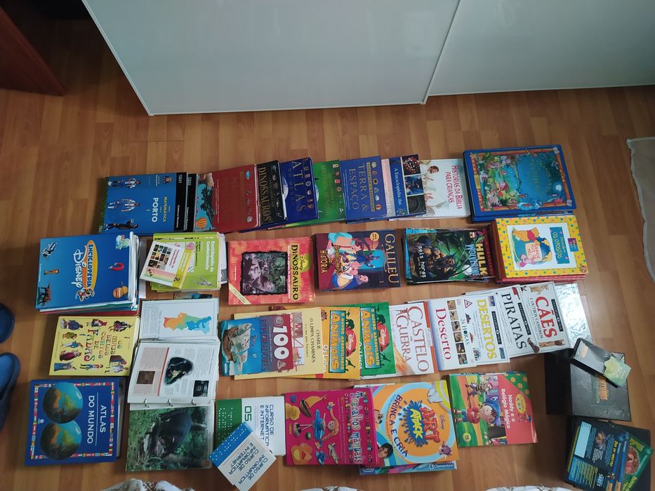 Livros vários crianças e coleções completas