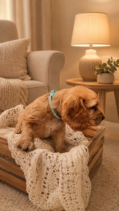 Cocker spaniel angielski złoty