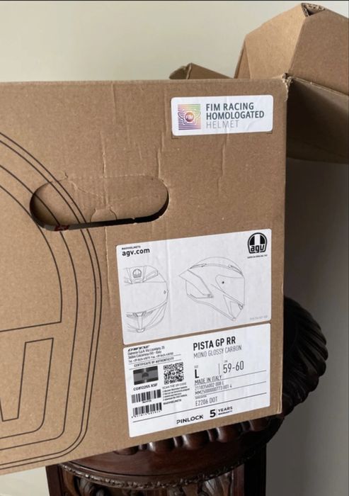 Agv Pista Gp RR + Cardo Intercom- Tamanho L