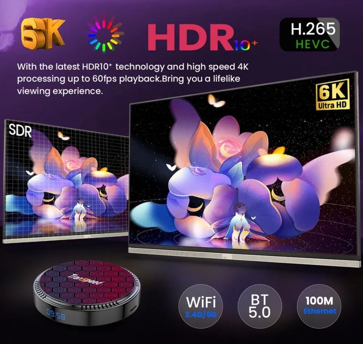 Box Android TV + Netflix + Amazon prime + HBO + Preço Promocional