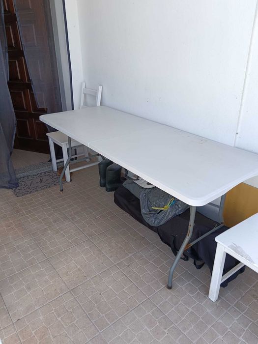 Mesas desdobráveis resistentes