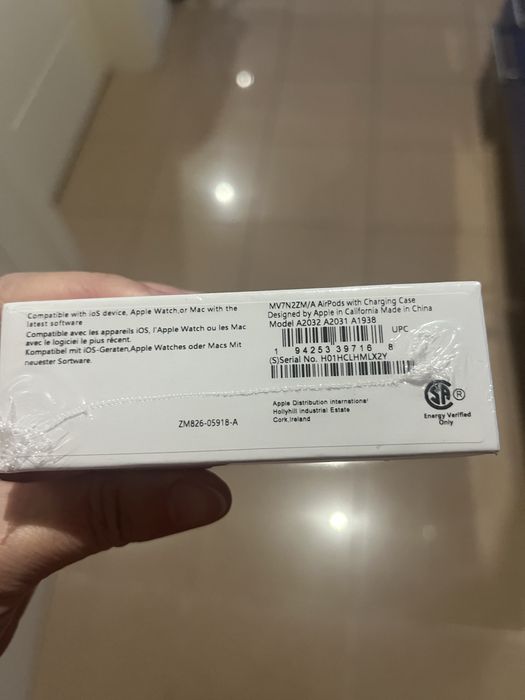 Airpod novo na embalagem fechada