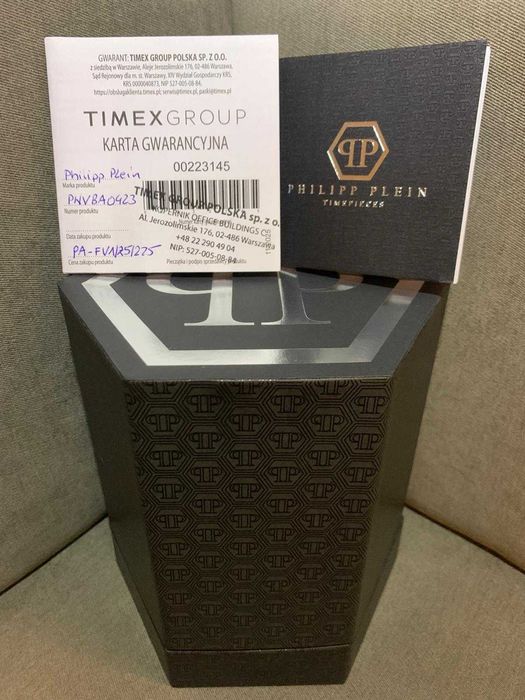 Philipp Plein Automatic PWVBA0423 - NOWY!!!