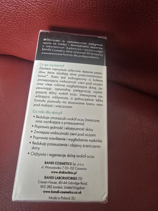 Dr Skin Clinic Krem pod oczy Odmładzanie
