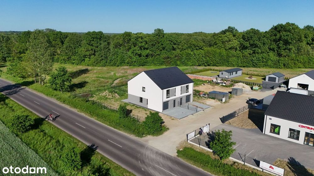 Nowy bliźniak | 122 m² | działka 500 m² | garaż | Jelcz-Laskowice