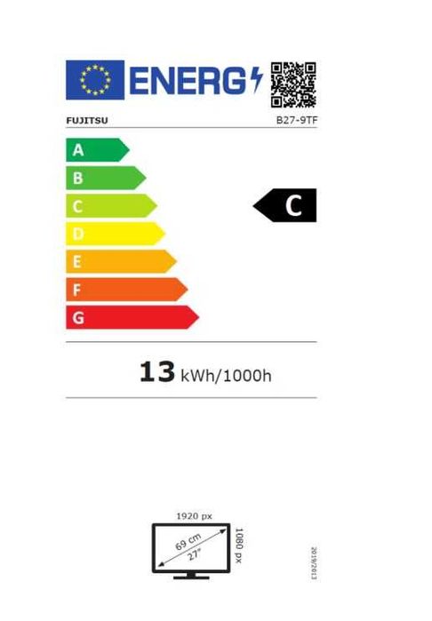 Monitor Fujitsu B27-9 TF FHD, EU 27 cali