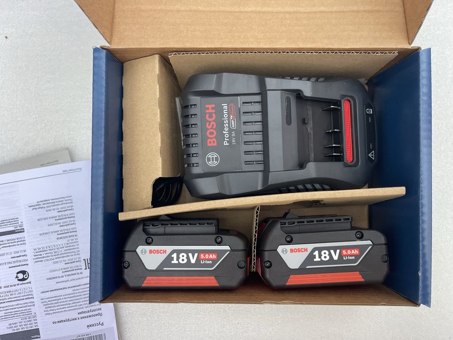 Zestaw 2 x GBA 18V 5.0Ah + 1 x GAL 1880 CV