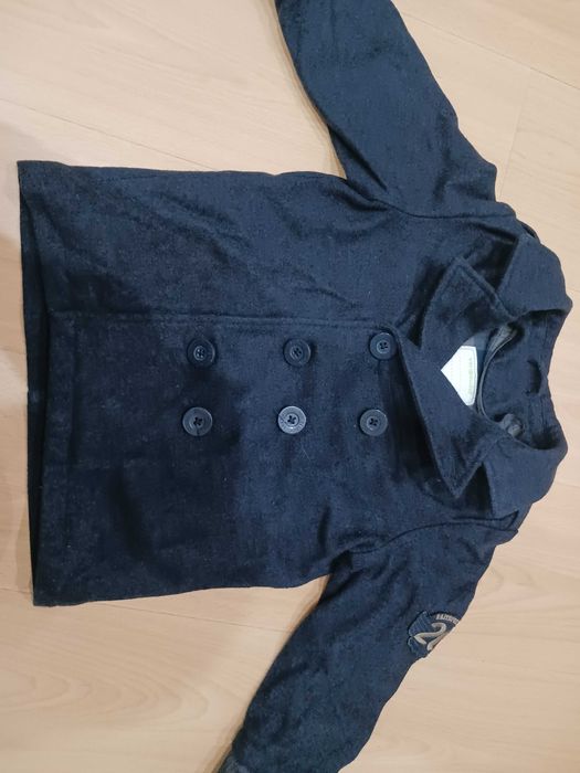 Casaco com capuz azul  Vertbaudet -4 anos