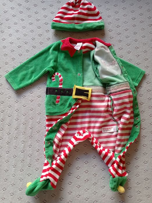 Костюм Эльф, слип, человечек на 3-6 месяцев, рост 62-68 см