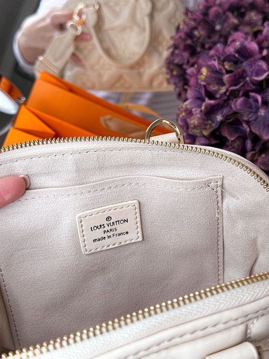 Torebka LV Louis Vuitton beżowa markowa miękka