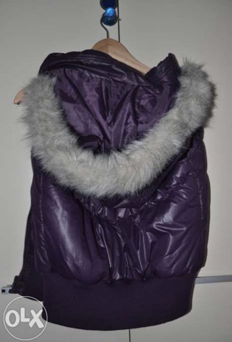 Kamizelka z futerkiem S