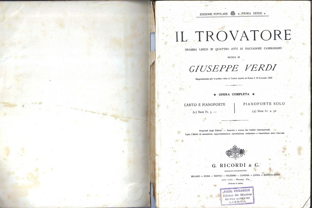 PIANO: Il Trovatore