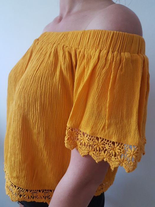 Letnia bluzka hiszpanka 100% wiskoza Select. M