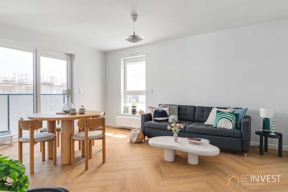 Nowoczesna kawalerka z balkonem | Naramowice | Tramwaj | Żurawiniec | 33,7 m2 | Morasko
