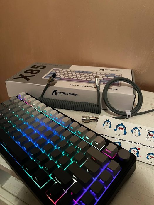 Attack Shark X85 НОВА | 3 режими | Hot-Swap | RGB | Геймерська