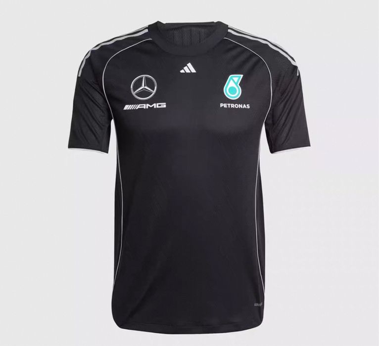 Mercedes/ Petronas F1 2025 t-shirt manga curta ou comprida