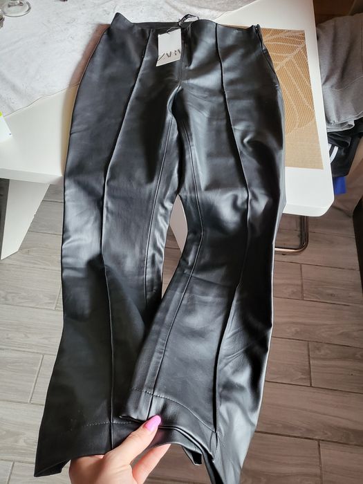 Spodnie skurzane ZARA