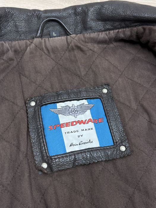 Hein Gericke M L шкіряна мото куртка пілот авіатор коричнева байк