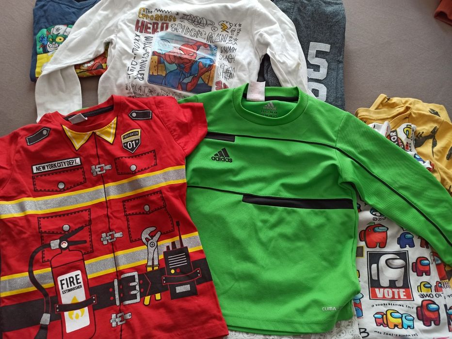 Strazaka sprzedana cena obnizona na 60 Zestaw dla chłopca długi krótki