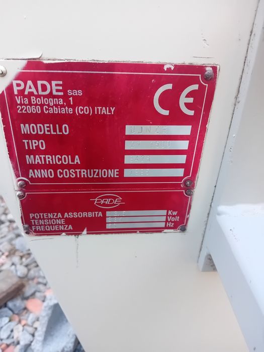 Tupia dupla PADE com as normas da CE