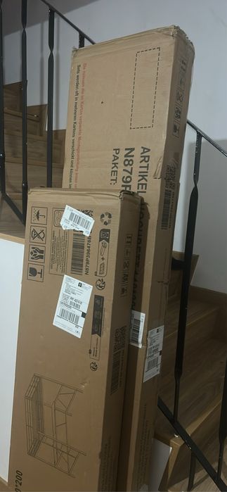 Cama alta gamer na caixa