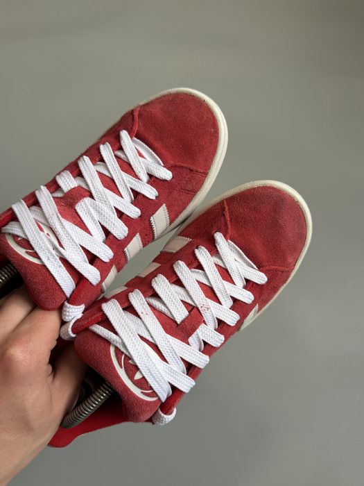 Adidas Campus Red Suede 39(24.5cm) Gazelle Bold