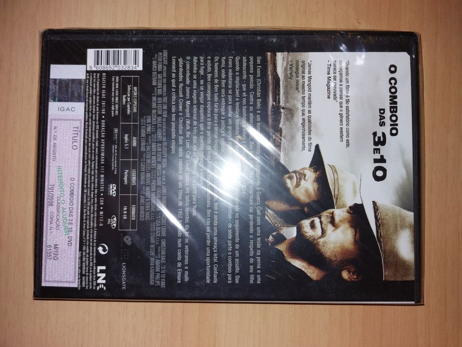 Novo e Selado DVD - " O Comboio das 3 e 10 / 3:10 To Yuma "