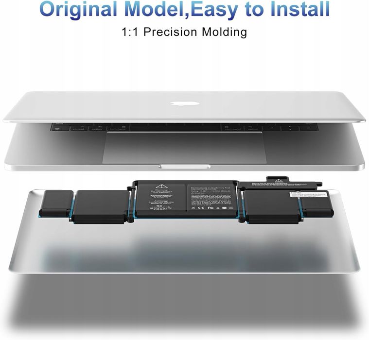 A1582 A1502 Bateria 11,36V 74,9Wh do MacBook Pro 13 cali Retina A1493