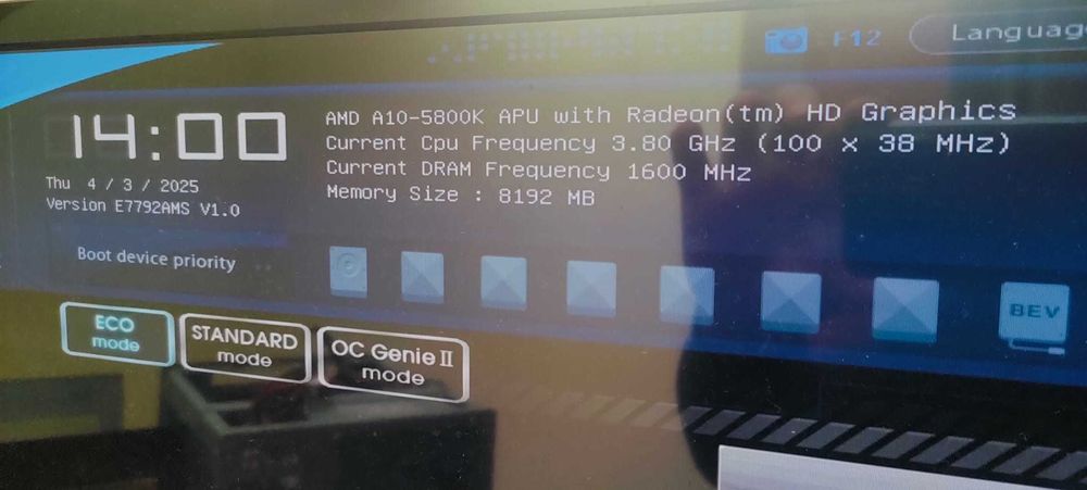 Mini komputer itx AMD A8 5800K 8GB Grafika Asus R7 250X 2GB sprawny