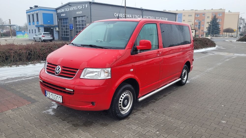 VW T5 - 9 osobowy - 1.9 TDI - Tempomat - Webasto - hak