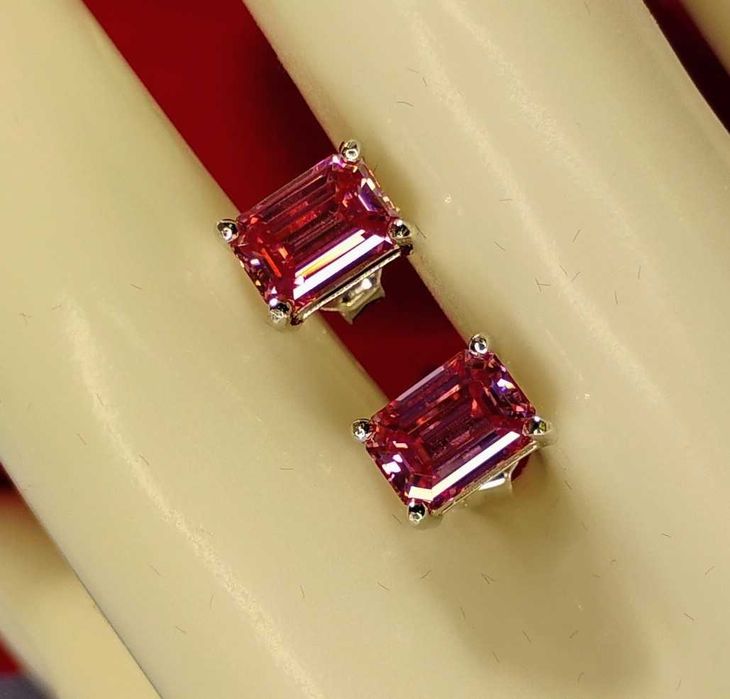 Kolczyki Diament Moissanit 2x1CT VVS1-DGratisy:)  Promocje !:)