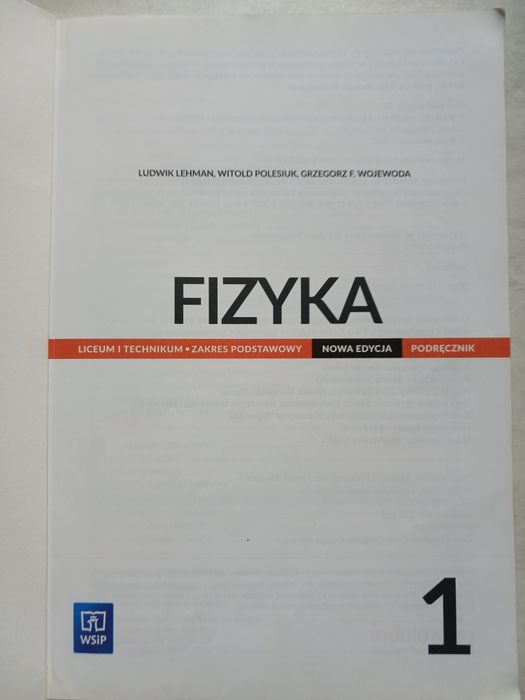 Fizyka 1 zakres podstawowy
