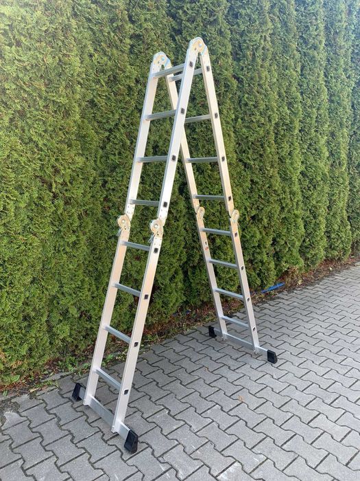 Drabina aluminiowa przegubowa 4x4 472cm