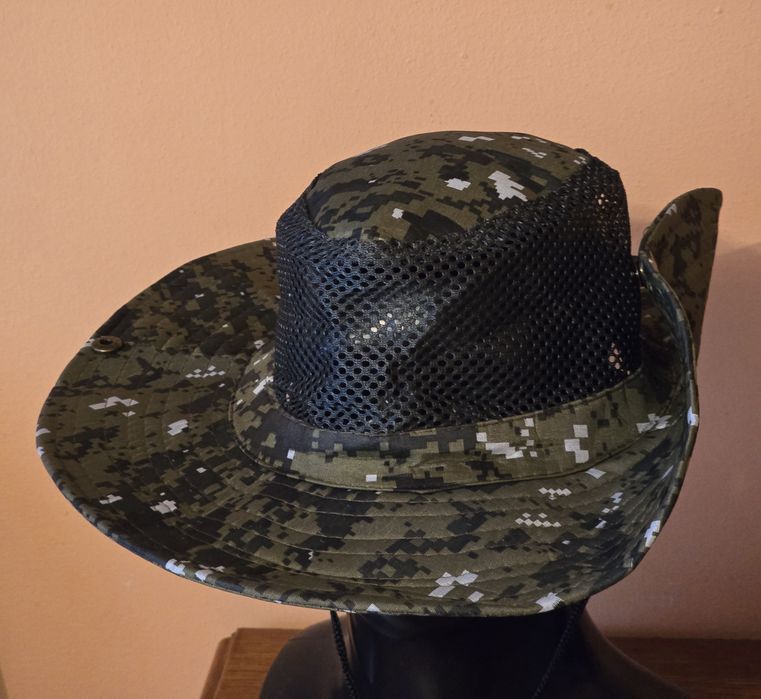 Kapelusz myśliwski wędkarski trekkingowy górski na ryby M/L. NOWY.
