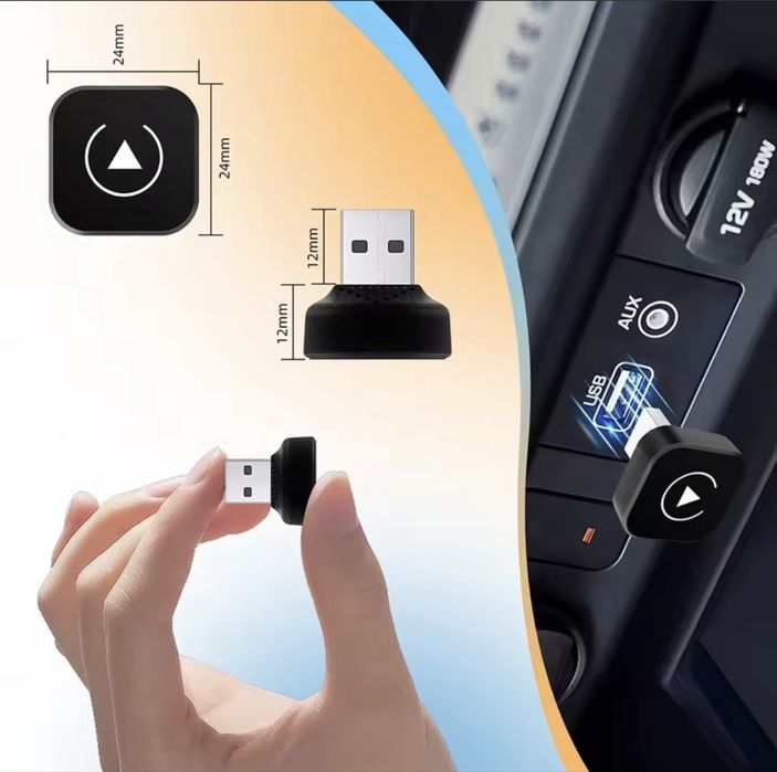 Новинка Бездротовий адаптер CarPlay IOS Android