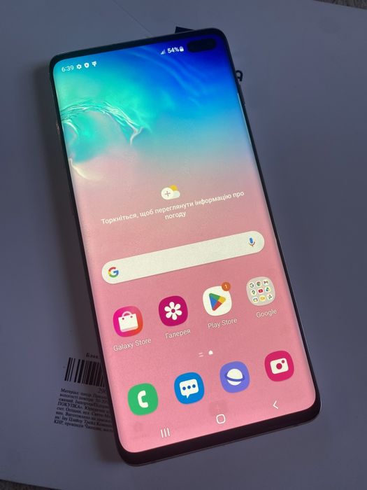 Смартфон Samsung S10+ 8\512 gb