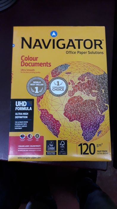 Продам Папір офісний А4 Navigator Colour Documents клас A 120 г/м2 250
