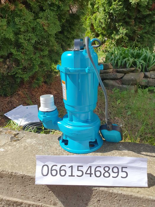 фекальний дренажний насос з ножем 2,7 kw ТІЛЬКИ ДОСТАВКА ПОШТОЮ