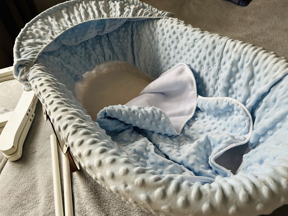 Kosz wiklinowy kołyska dziecięca