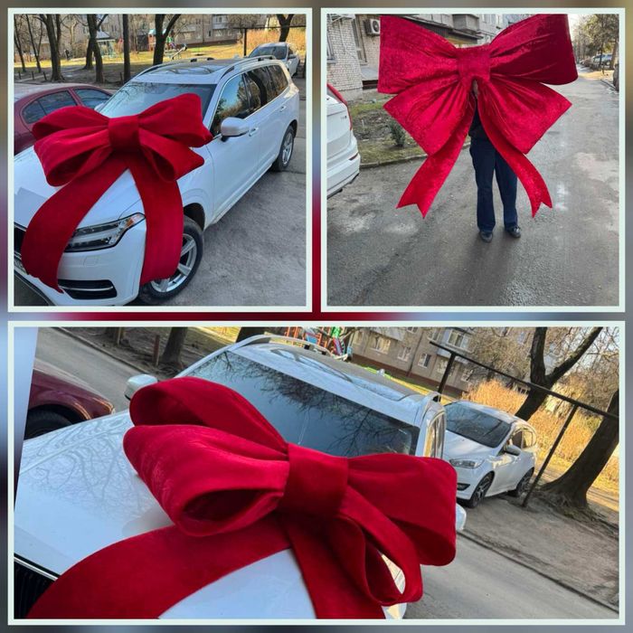 Бани на автомобіль, бат на машину, бант на вітрину, бант на двері