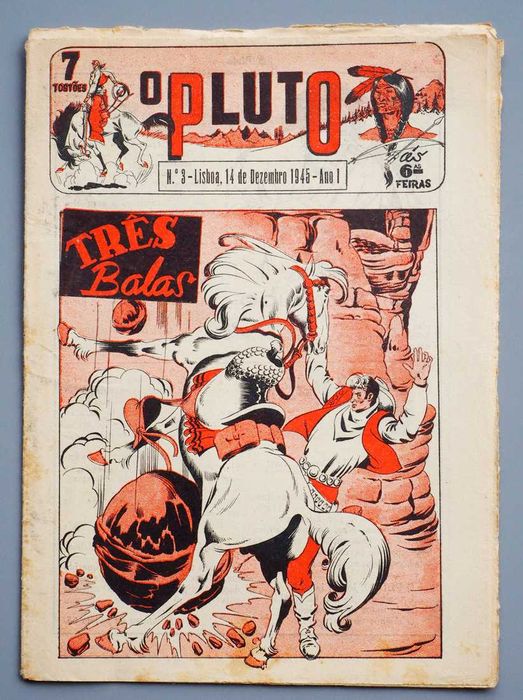 Banda Desenhada Antiga - O Pluto #3 - 1945