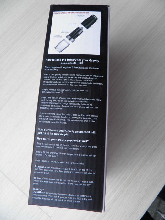 zestaw 2x młynek grawitacyjny YAMTION