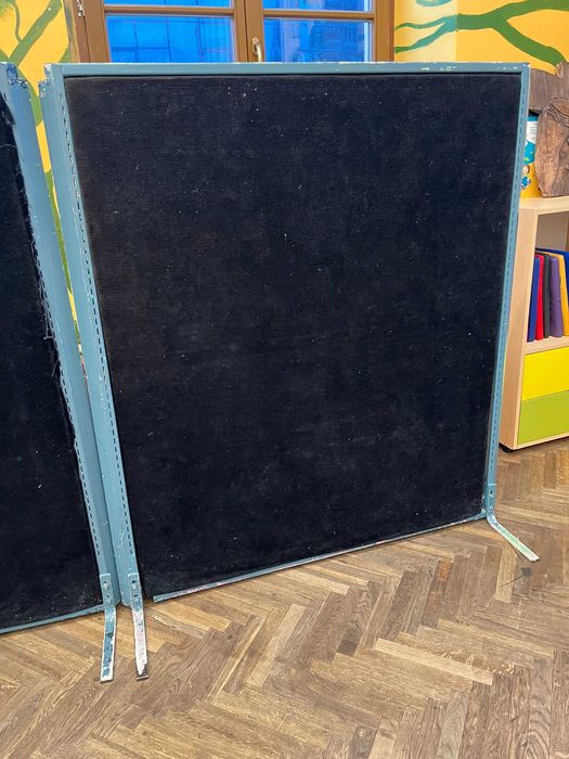 Parawan dwustronny tekstylny Ścianka moderacyjna DUŻA